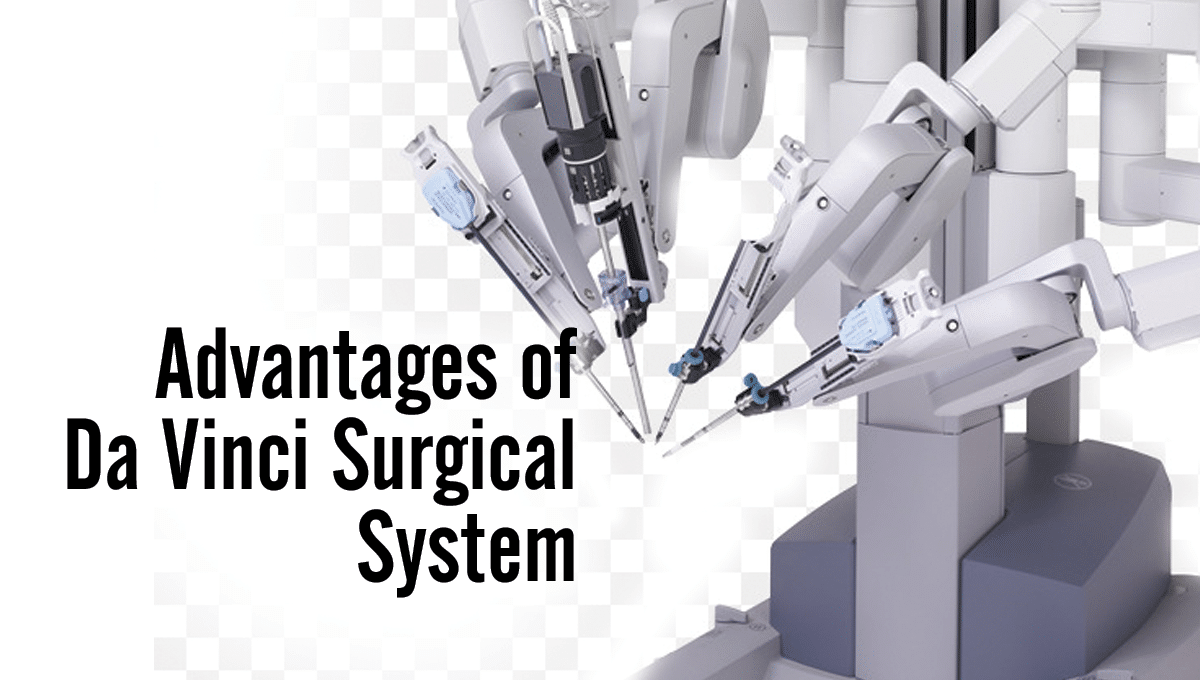 What are the advantages of the da Vinci surgical system?