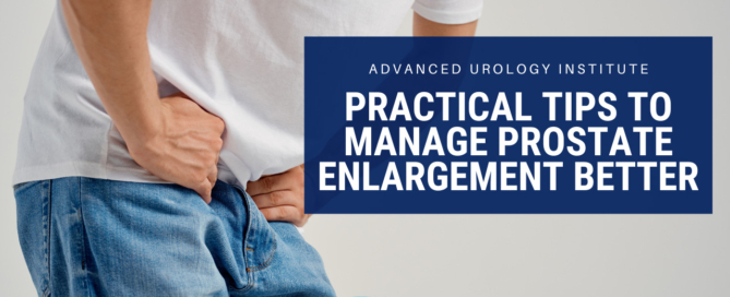 Manage Prostate Enlargement Better