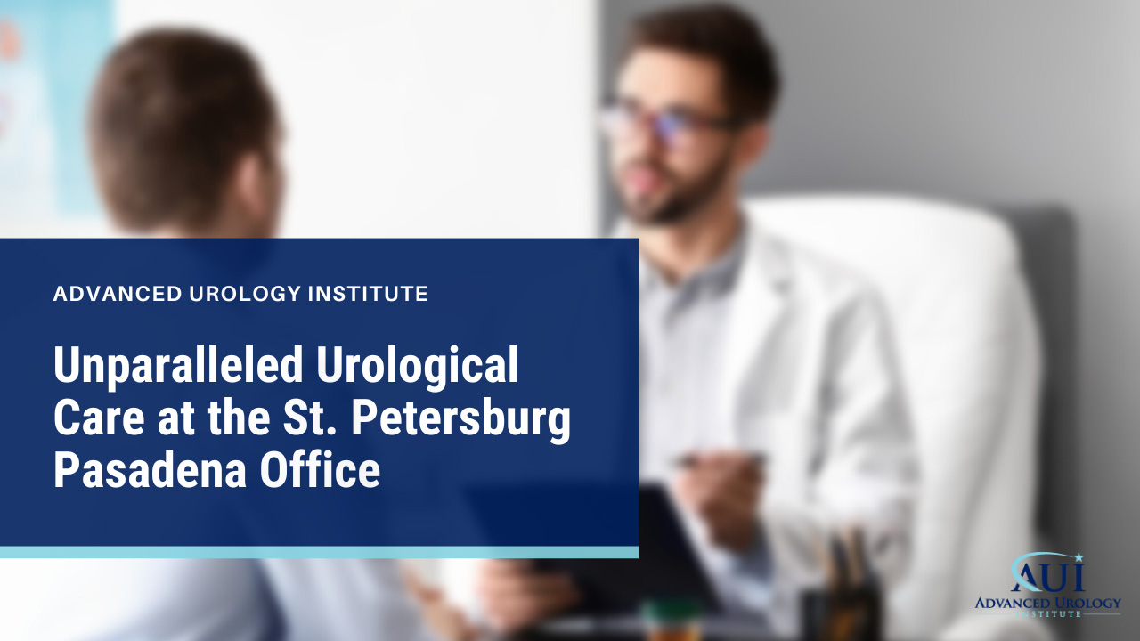 Unparalleled Urological Care at the St. Petersburg Pasadena Office